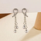 Vintage Crystal Round Stud Earrings Wedding White Zircon Jewelry - Gemstone Gold